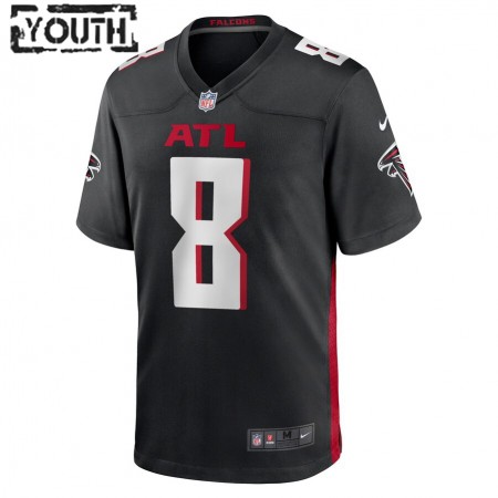 Maillot Enfant Atlanta Falcons Kyle Pitts 8 Nike Noir 2021 NFL Draft